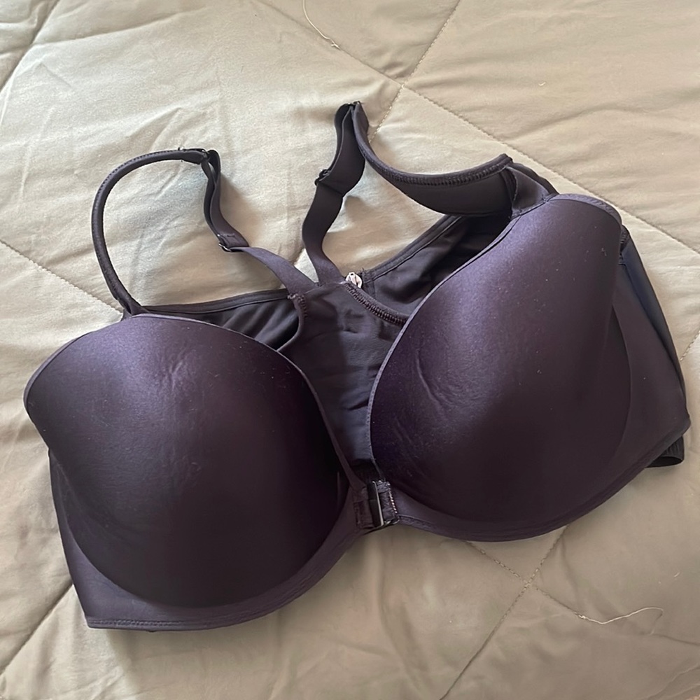 Victoria’s Secret Knockout SPORT 38DD Front Closure Black Sports Bra